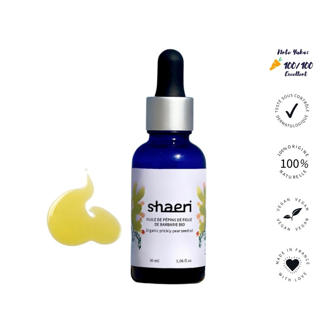 Organic prickly pear seed oil
