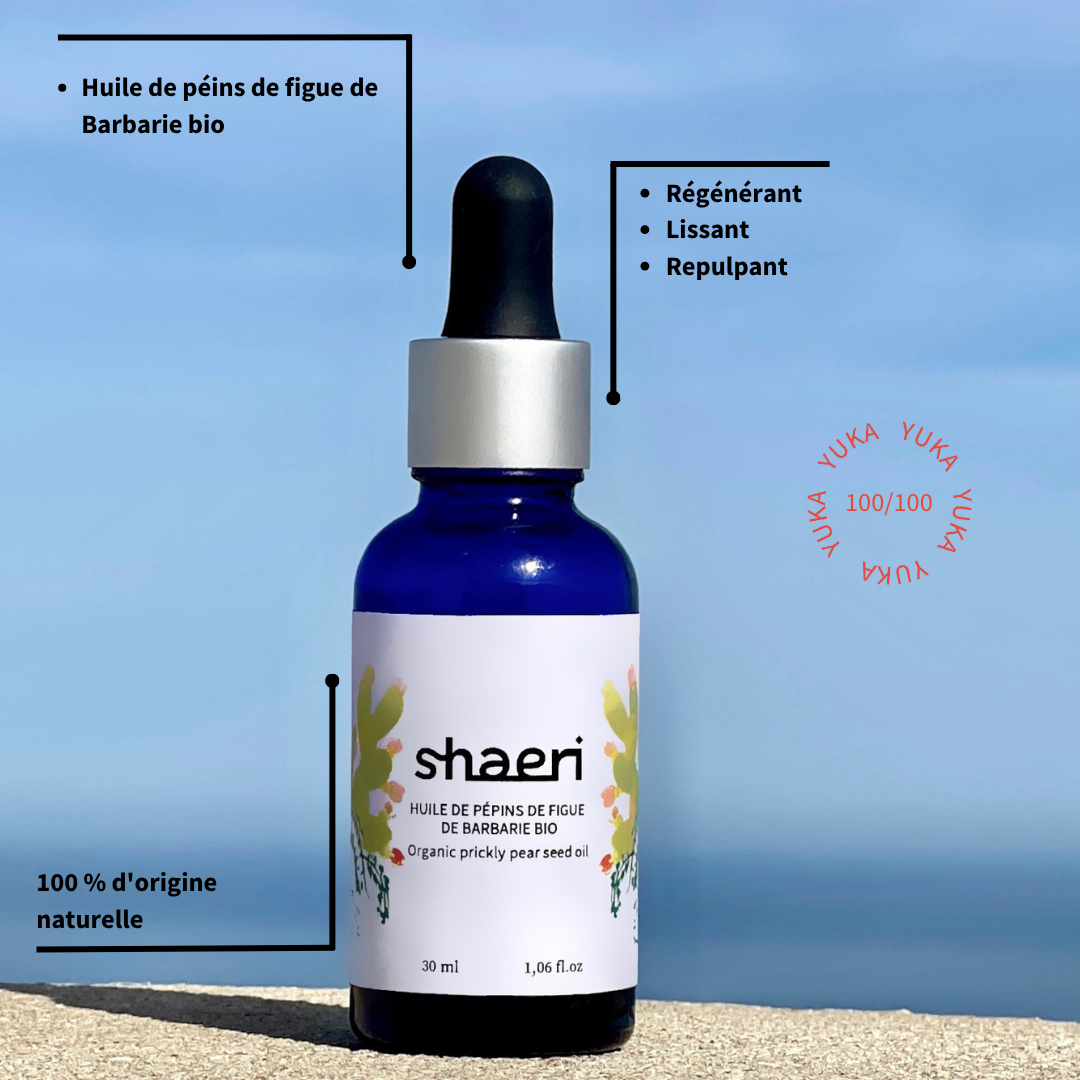 Organic prickly pear seed oil