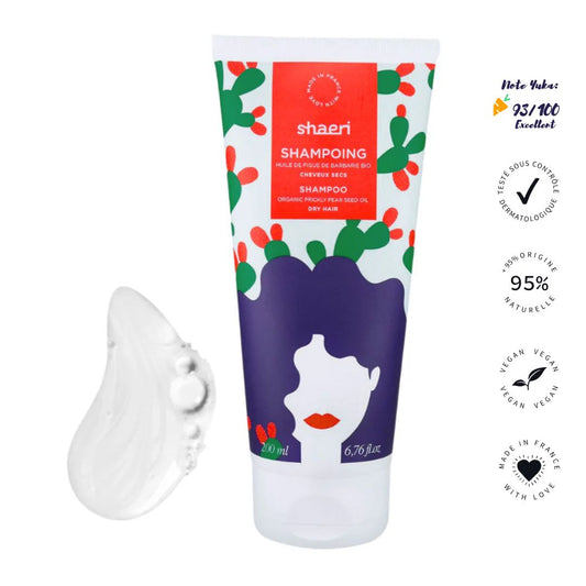 Nourishing shampoo with prickly pear seed oil